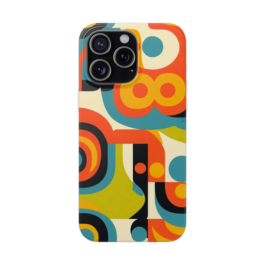 Abstract Print Flexi iPhone Case – Slim, Clear & Artistic (iPhone 13 to 16 Series)